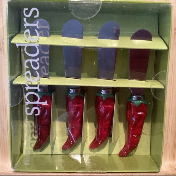 Boston Warehouse “Chili Pepper” Spreaders NIB - Picture 1 of 1